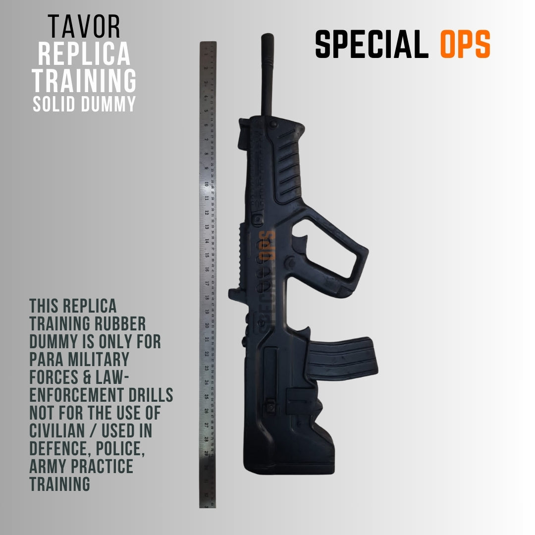 Tavor Rifle Rubber Dummy – 4kg Training & Display Model | Tactical Gear India Tactical Gear India