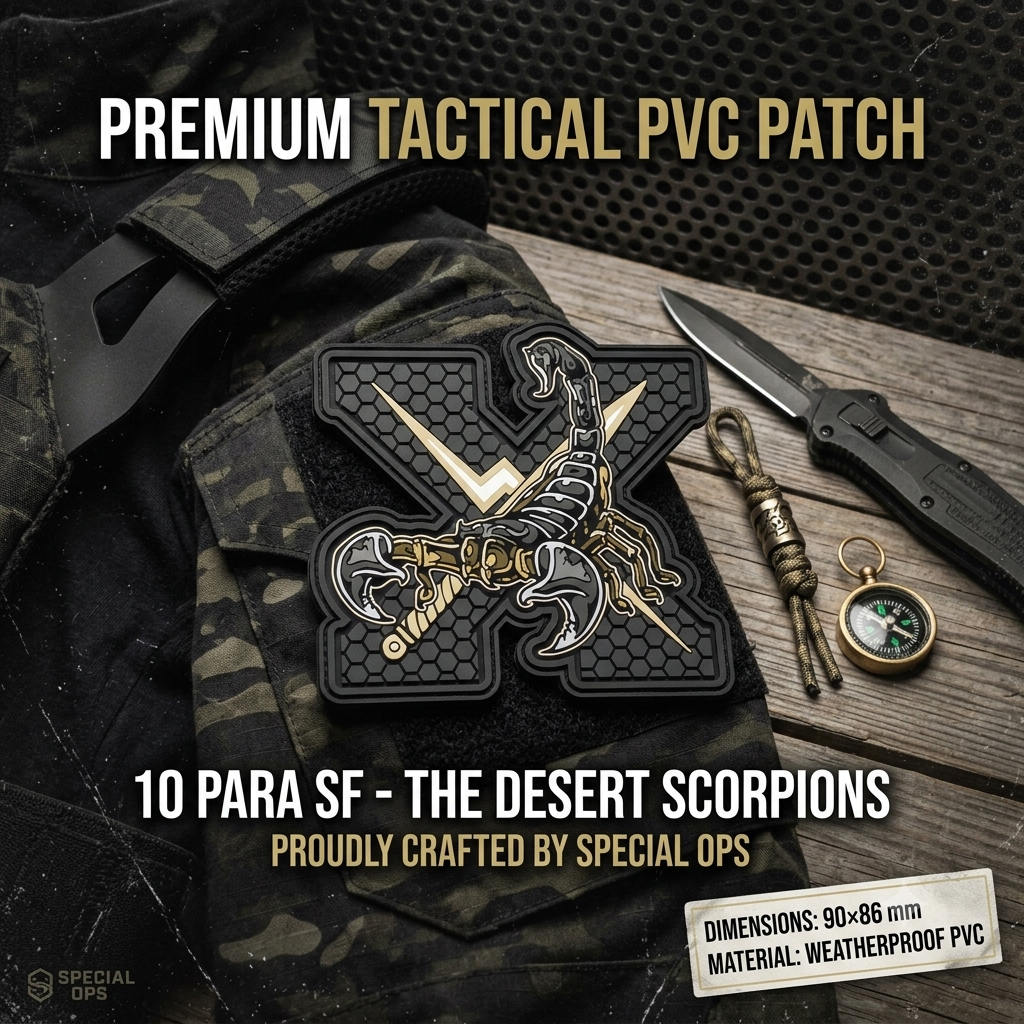 Special Ops PVC patch | 10 PARA Scorpion PVC patch
