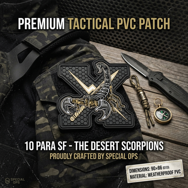 Special Ops PVC patch | 10 PARA Scorpion PVC patch