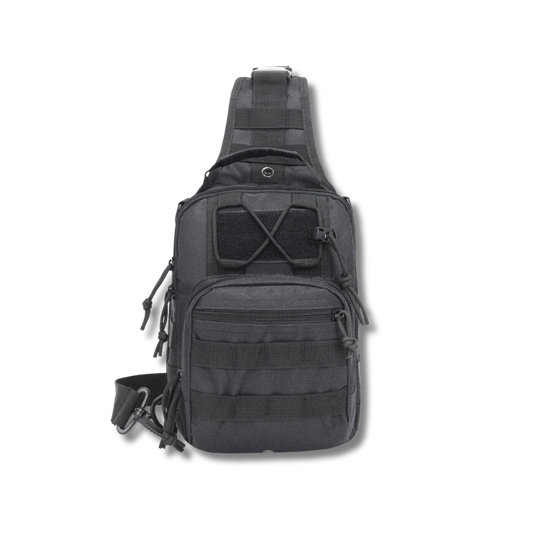 Marksman Tactical Sling Bag - BLACK | 500D Nylon EDC Crossbody | SPECIAL OPS