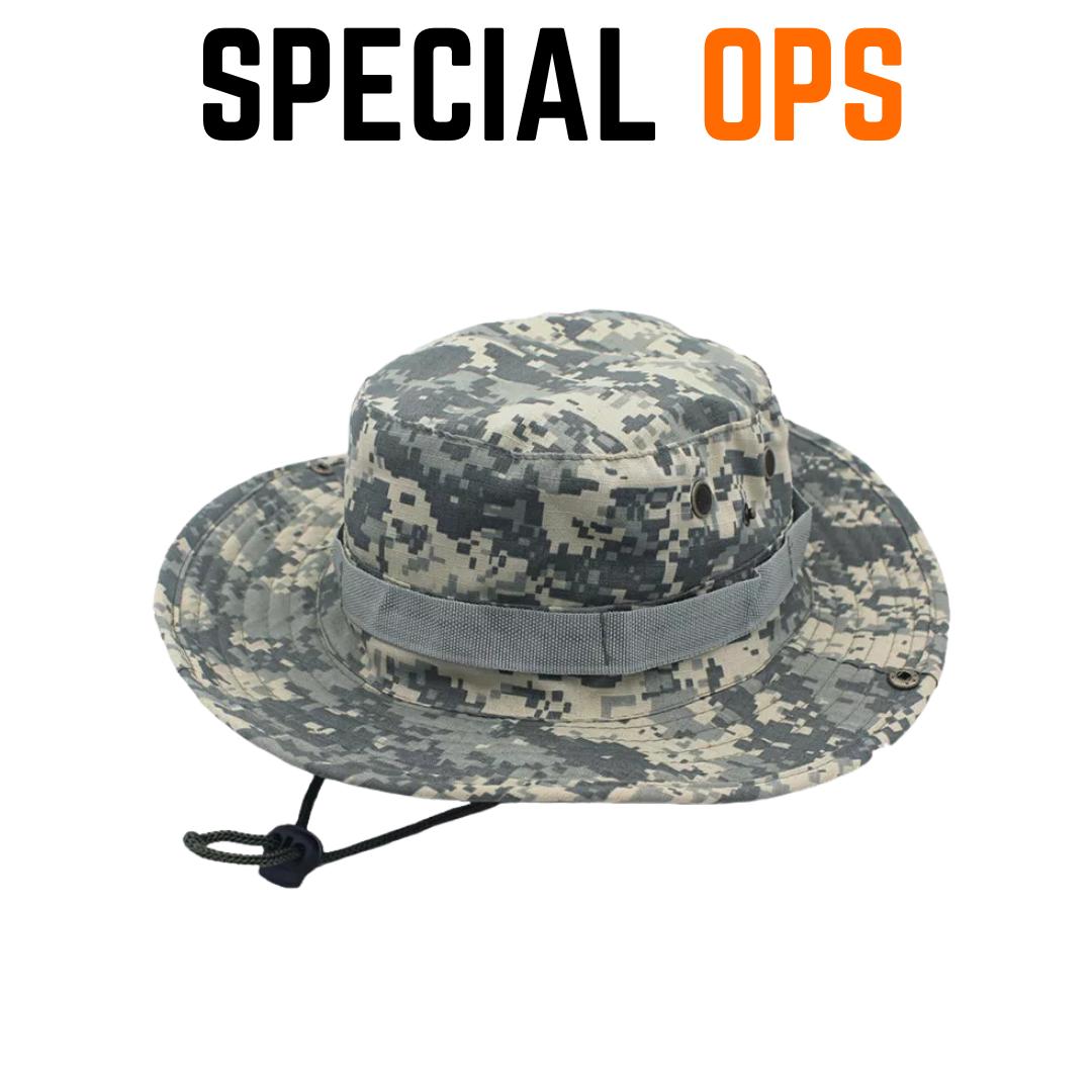 Boonie Hat - ACU Marine Print Tactical Gear India