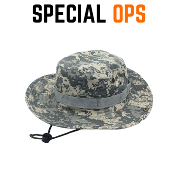 Boonie Hat - ACU Marine Print Tactical Gear India
