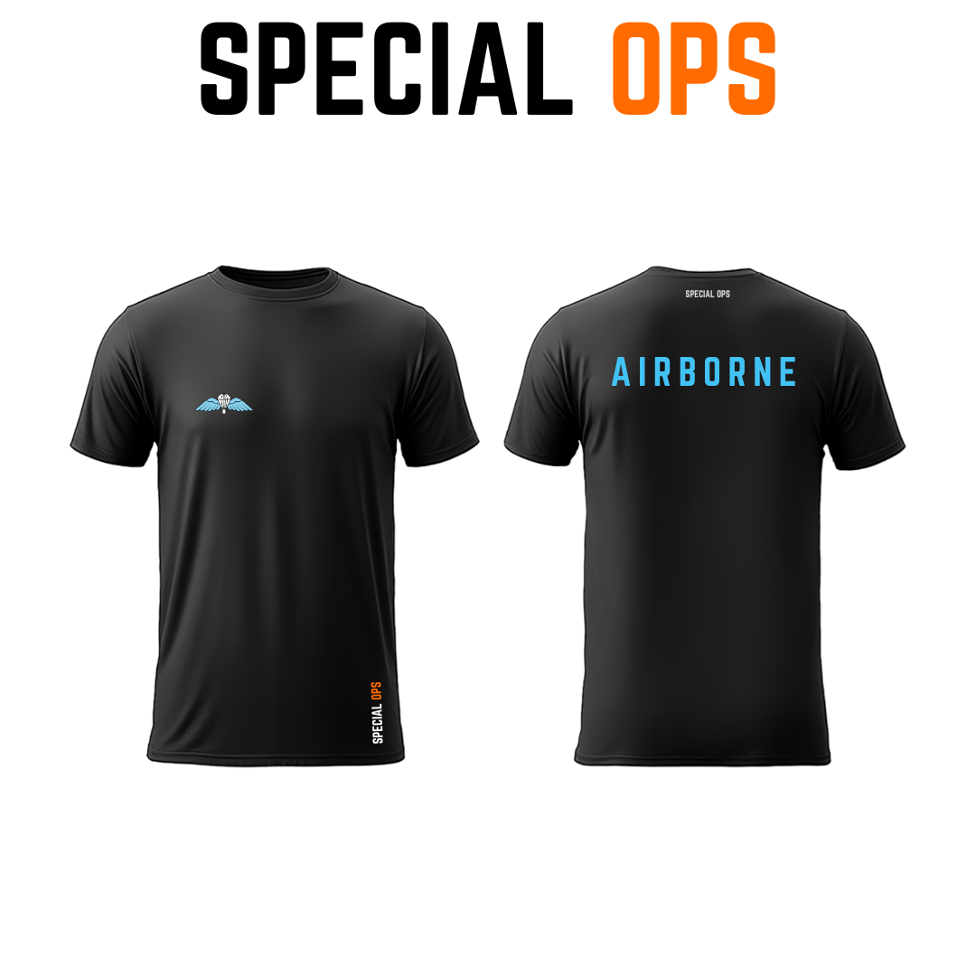 SPECIAL OPS - AIRBORNE  Dry Fit Tshirt SPECIAL OPS