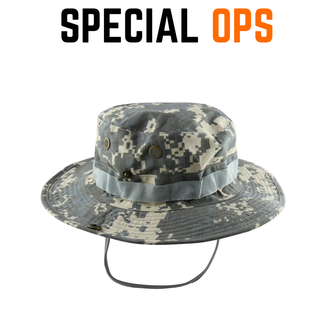 Boonie Hat - ACU Marine Print Tactical Gear India