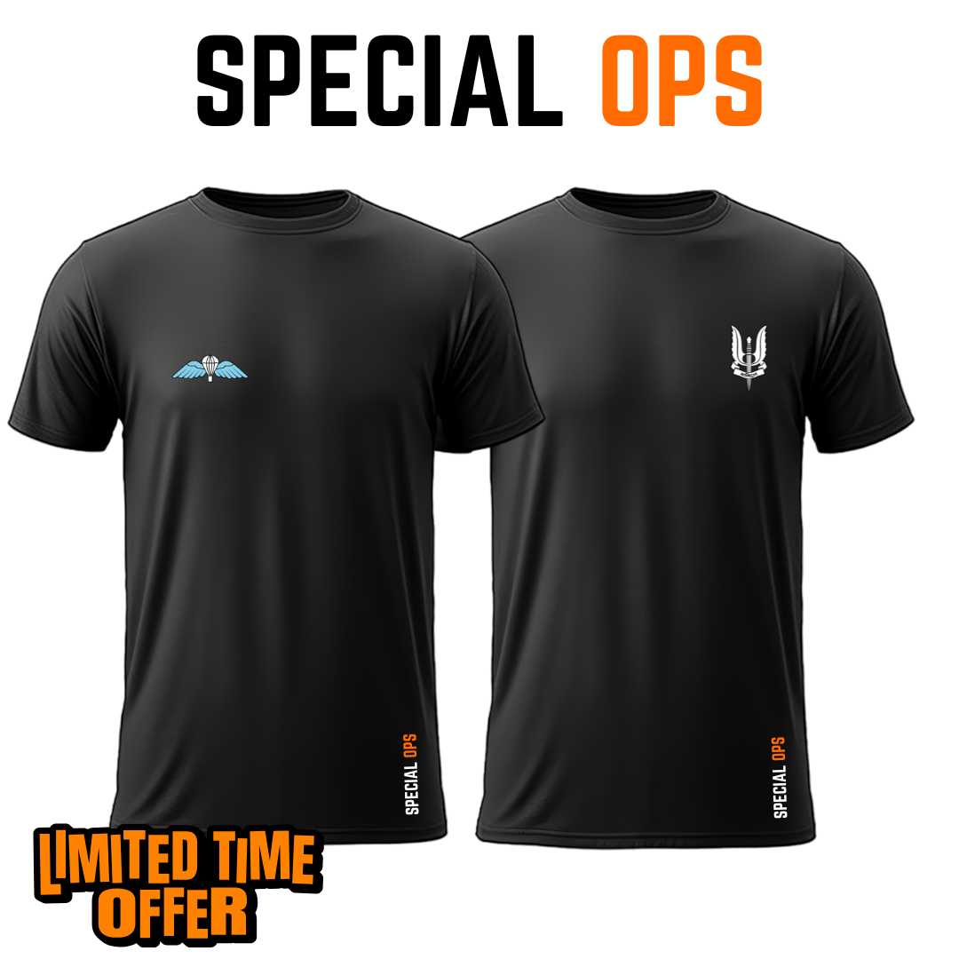 SPECIAL OPS Tactical T-Shirt - AIRBORNE/PARATROOPER | Combo Offer SPECIAL OPS