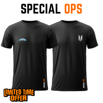 SPECIAL OPS Tactical T-Shirt - AIRBORNE/PARATROOPER | Combo Offer SPECIAL OPS