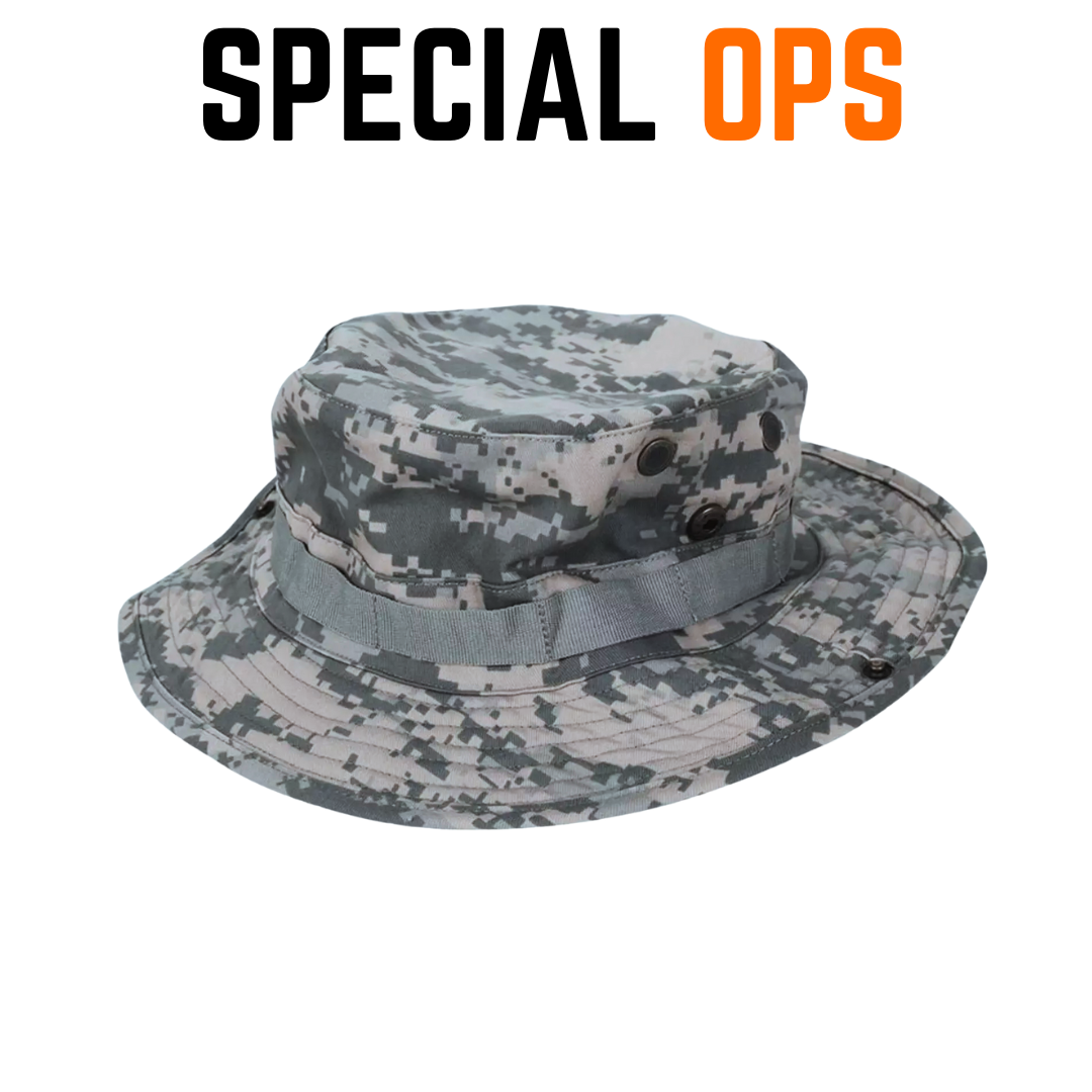 Boonie Hat - ACU Marine Print Tactical Gear India