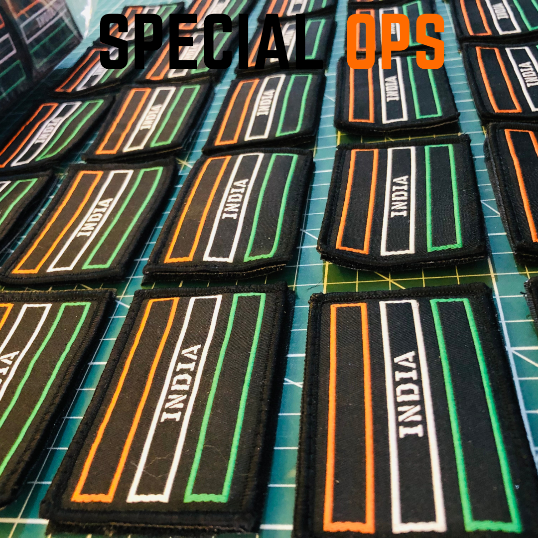 TACTICAL FLAG PATCH SPECIAL OPS