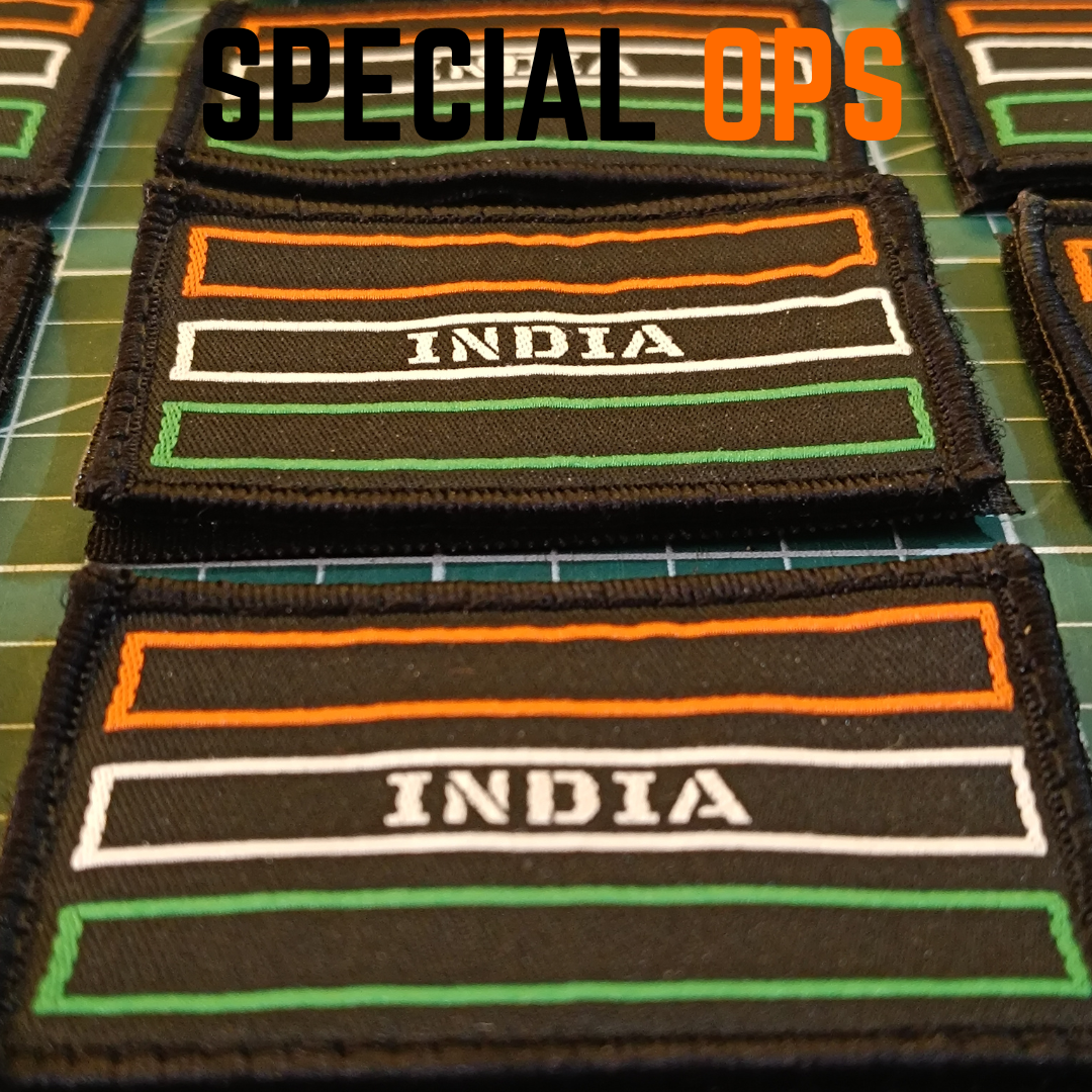 TACTICAL FLAG PATCH SPECIAL OPS