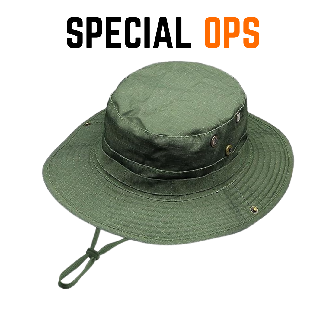 Tactical Boonie Hat - Olive Green Tactical Gear India
