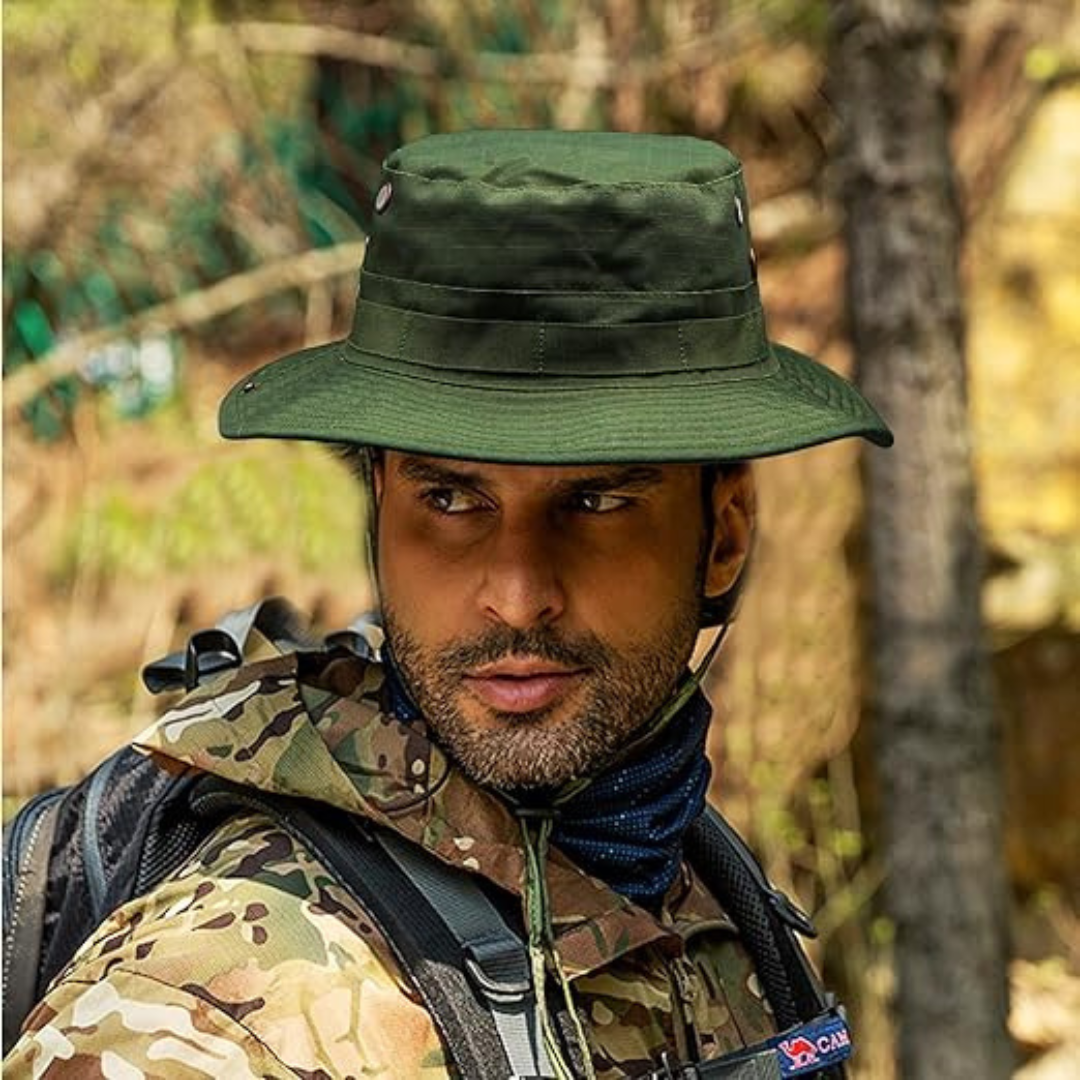 Tactical Boonie Hat - Olive Green Tactical Gear India