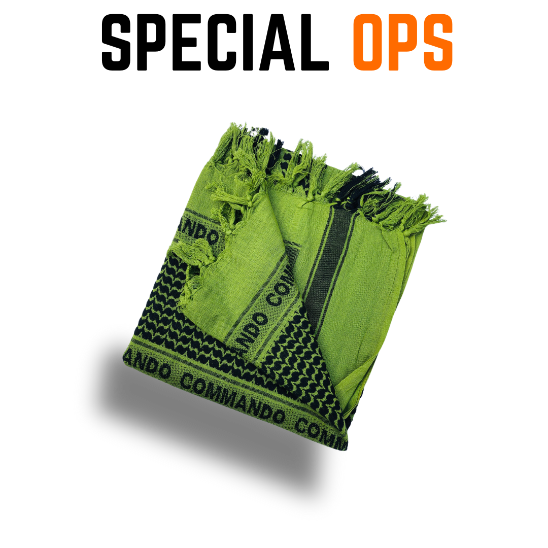 Tactical Shemagh Olive Green Scarf - SPECIAL OPS SPECIAL OPS