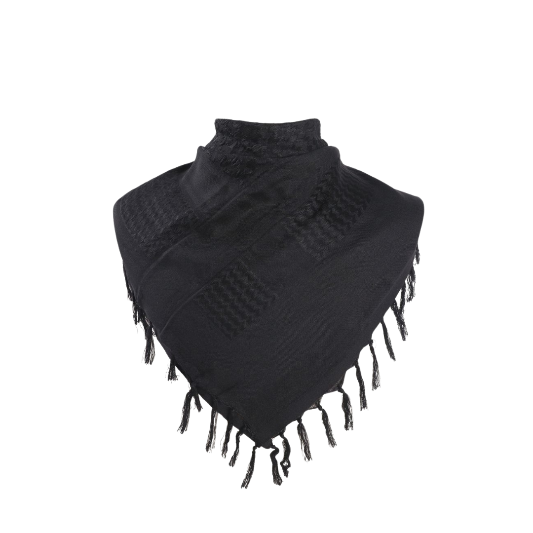 Army Black Shemagh - Black / Cotton Tactical Gear India