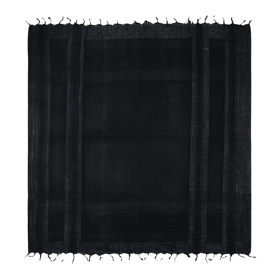 Army Black Shemagh - Black / Cotton Tactical Gear India