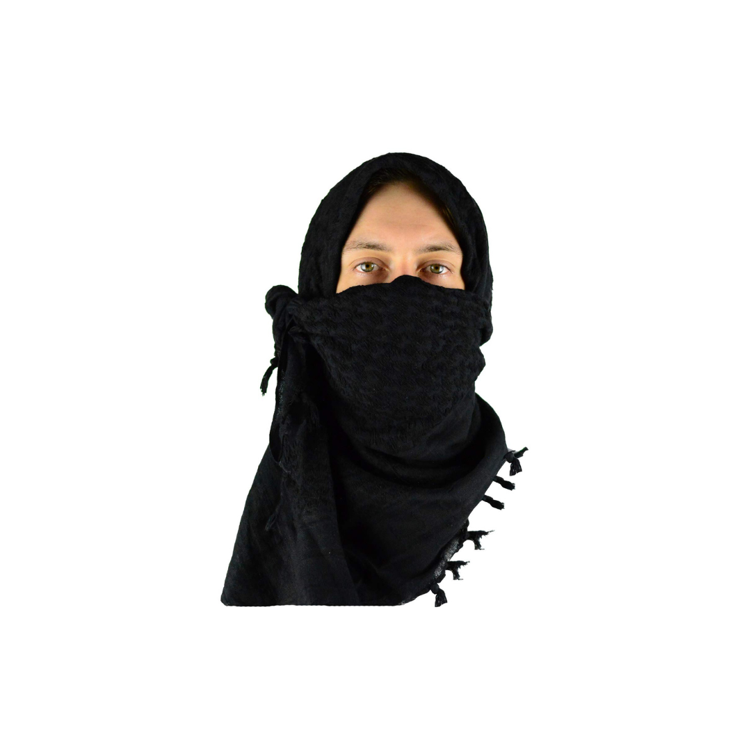 Army Black Shemagh - Black / Cotton Tactical Gear India