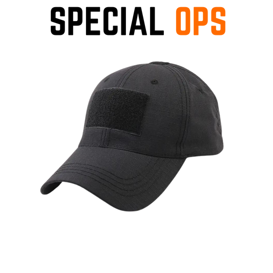 Tactical Recon Cap Ripstop - Black SPECIAL OPS