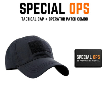 TACTICAL CAP + PATCH Combo SPECIAL OPS