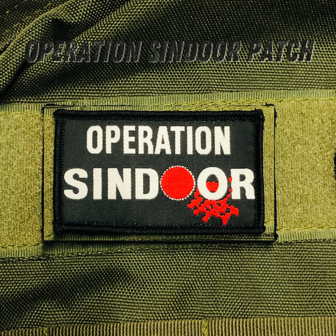 Operation Sindoor Tactical Patch Combo – Premium Velcro Patch SPECIAL OPS