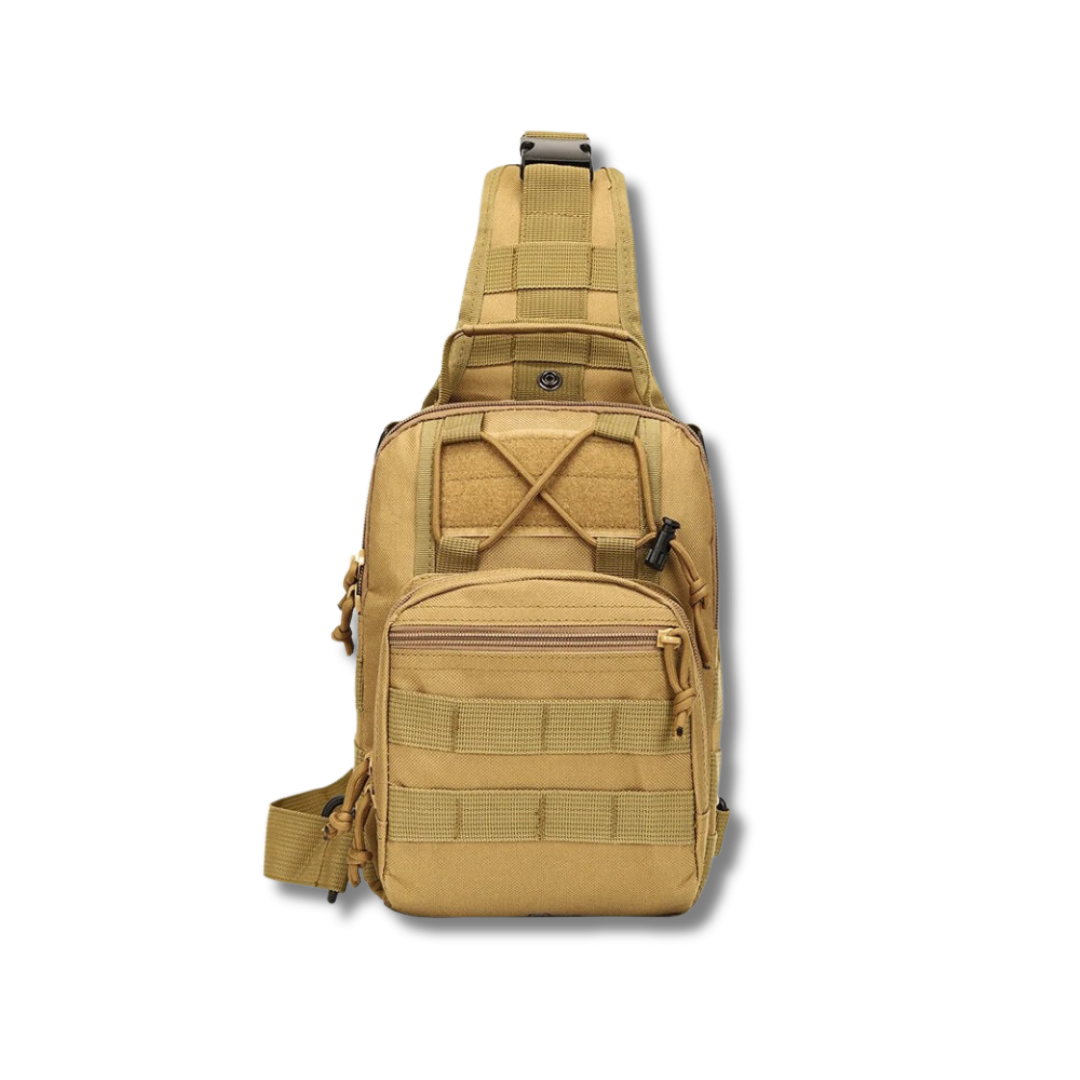 Marksman Tactical Sling Bag - Khaki | 500D Nylon EDC Crossbody | SPECIAL OPS