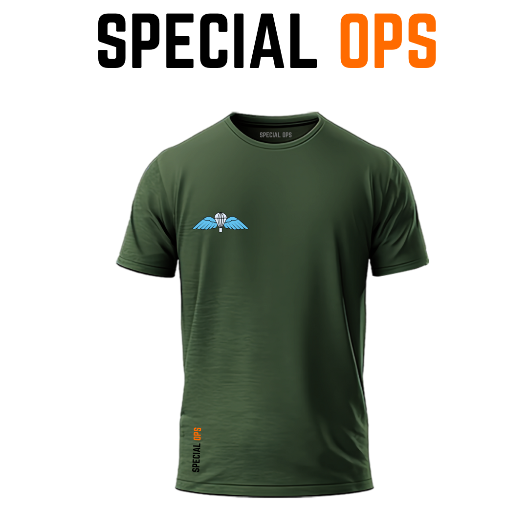 AIRBORNE Olive Green Tshirt SPECIAL OPS