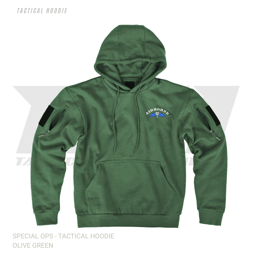 Premium 300 GSM cotton fleece Airborne hoodie for Indian soldiers