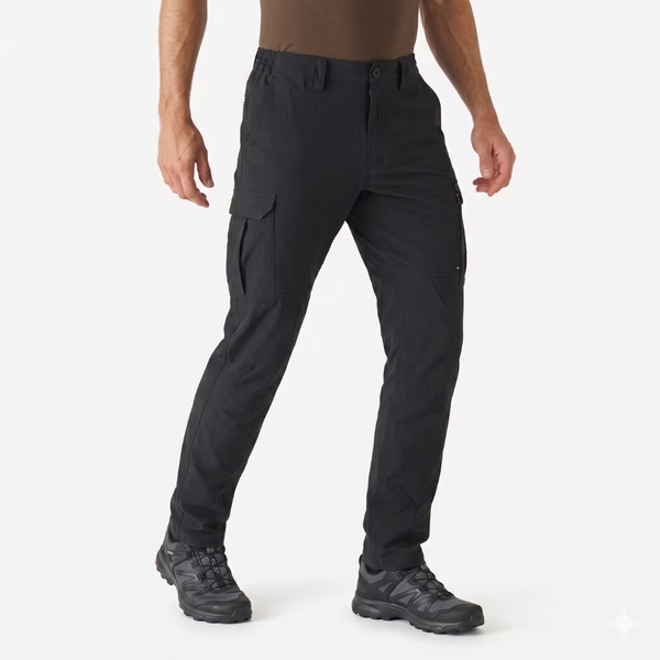 Tactical gear for men - APEX Cargo Pants in Stealth Black