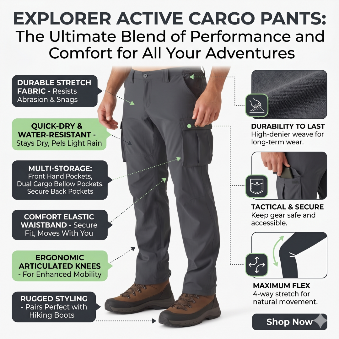 SPECIAL OPS tactical clothing - Thigh cargo pocket functionality