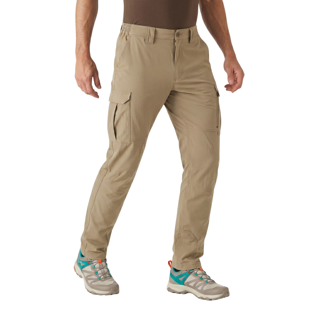 Lightweight Khaki tactical pants for outdoor adventure and trekking