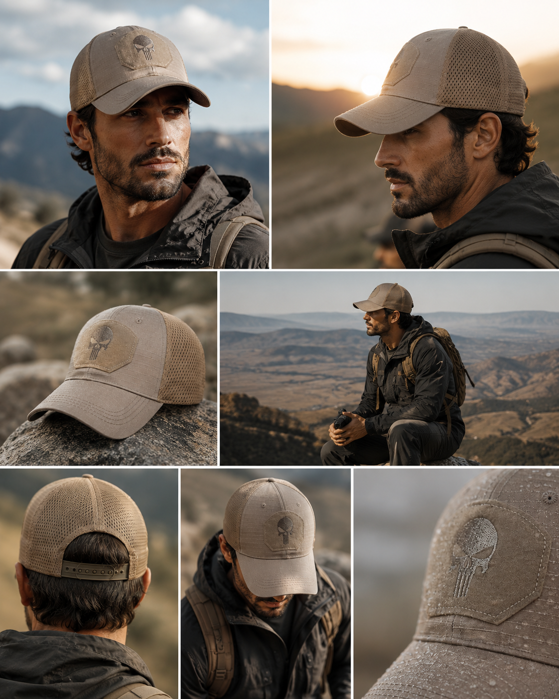 SPECIAL OPS Punisher Skull Cap tactical headwear for military enthusiasts