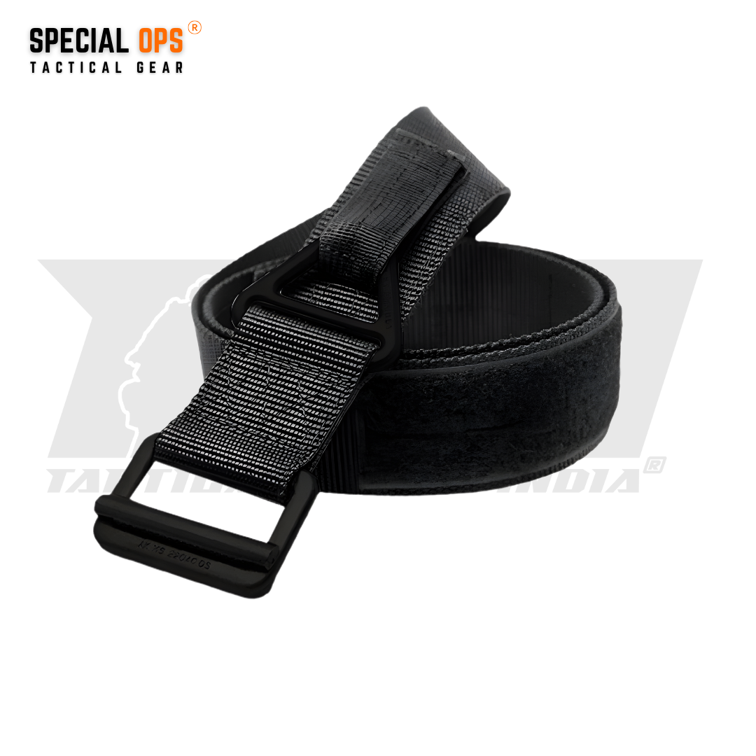 SPECIAL OPS professional-grade tactical belt with nylon construction and secure metal fastening system for waist sizes 30 to 36 inches
