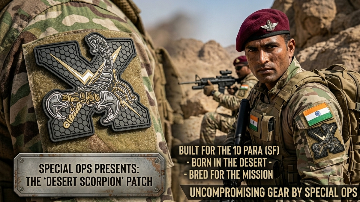 SPECIAL OPS military accessories 10 PARA SF PATCH www.specialops.co.in