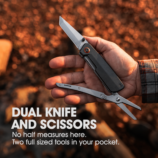 Dual Cutter 2-in-1 Multi-Tool Knife Tactical Gear India