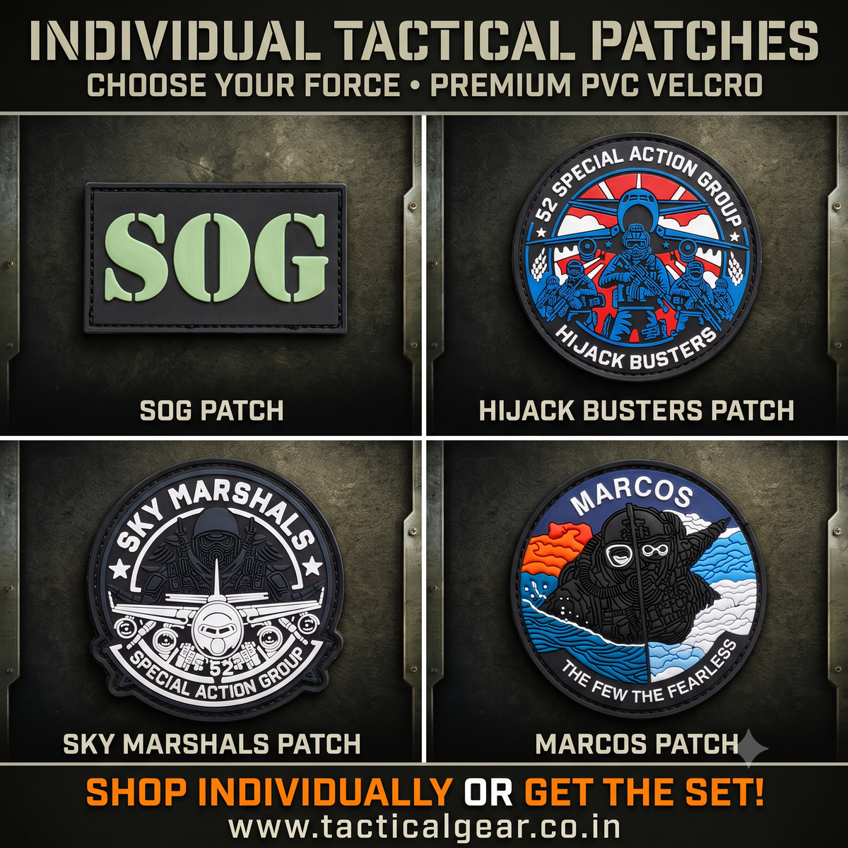 TACTICAL PATCHES SPECIAL OPS Tactical Gear