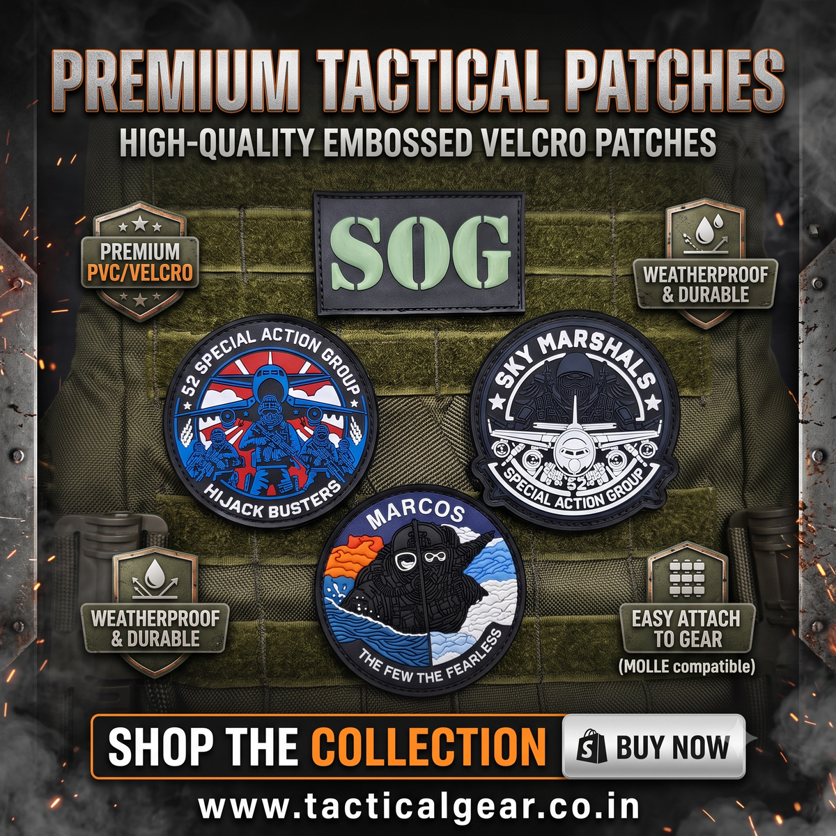 TACTICAL PATCHES SPECIAL OPS Tactical Gear