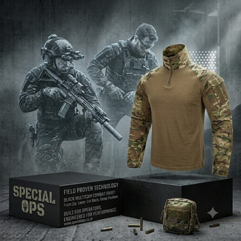 Multicam Tactical Tshirt - SPECIAL OPS Tactical Gear India