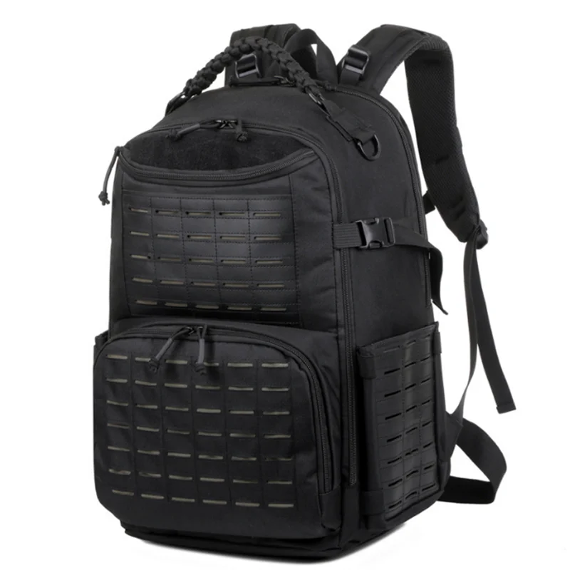 Laser Cut 50L Tactical Backpack Waterproof Travel Hiking 3 Day Assault Backpack Hunting Molle Bug Out Bag