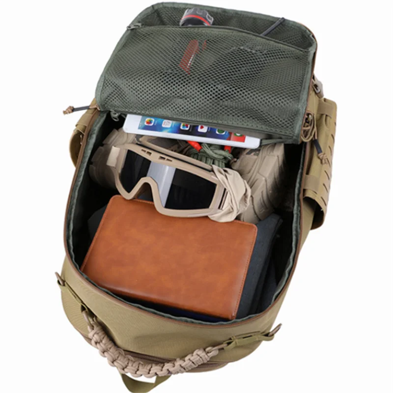 Laser Cut 50L Tactical Backpack Waterproof Travel Hiking 3 Day Assault Backpack Hunting Molle Bug Out Bag EcomGrab