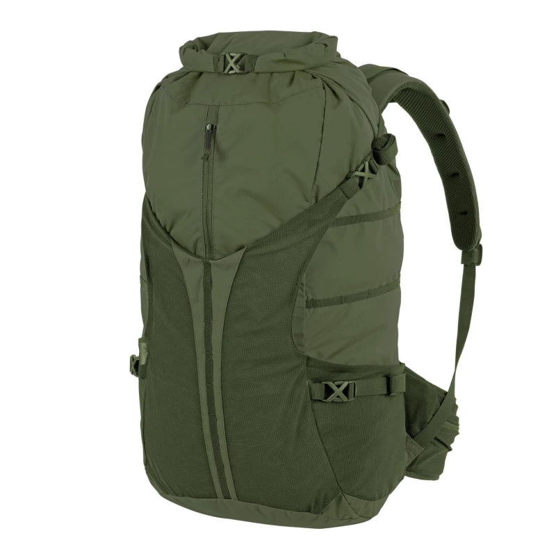 Helikon Tex Summit Backpack,Olive Green backpack on a white background