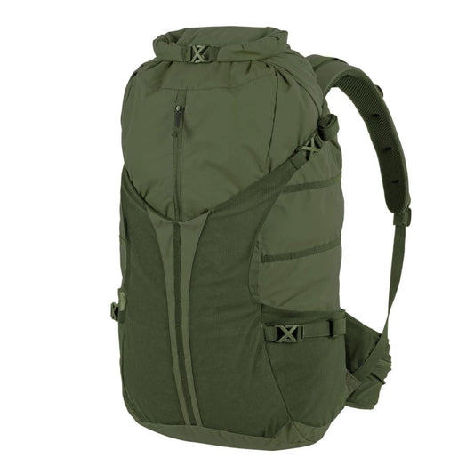 Helikon Tex Summit Backpack,Olive Green backpack on a white background