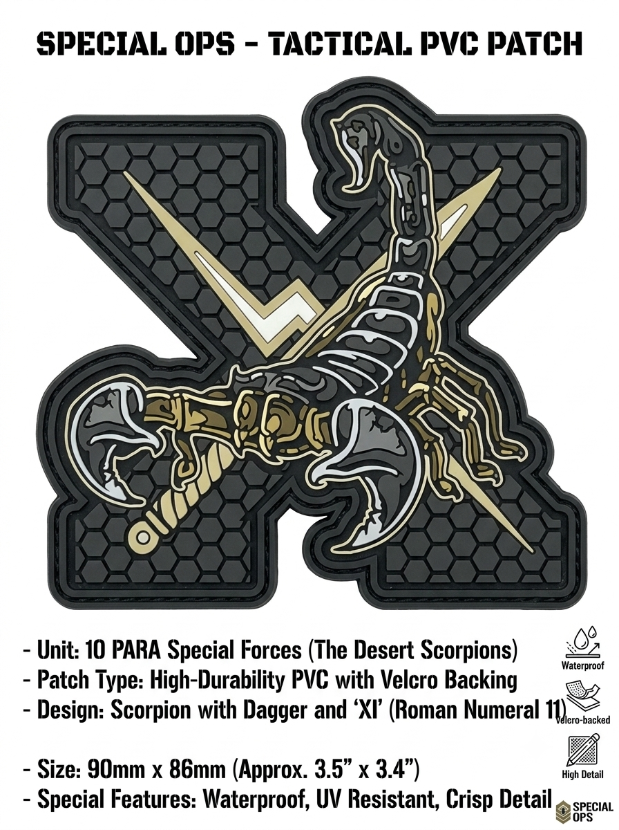 Indian Army morale patch velcro 10 PARA SF