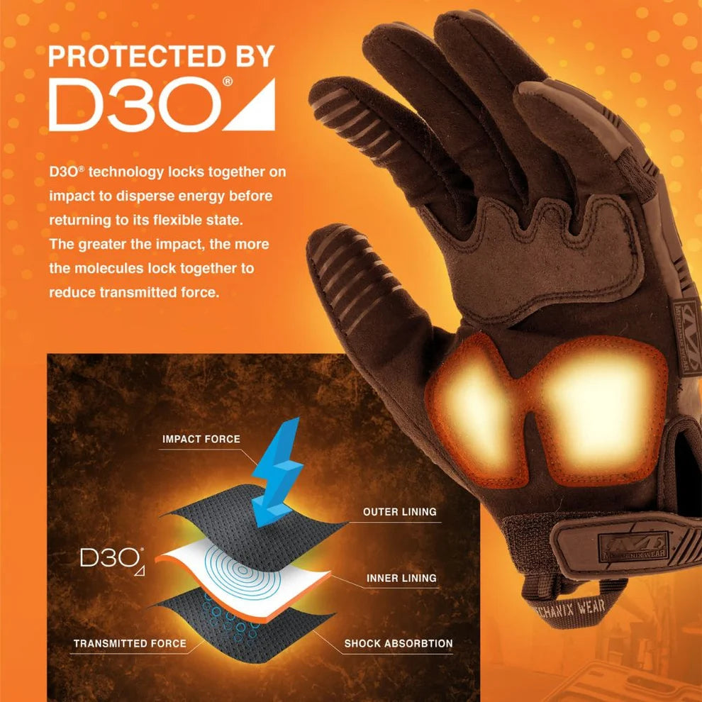 Mechanix M-Pact® Covert- Fingerless Tactical Gloves SPECIAL OPS