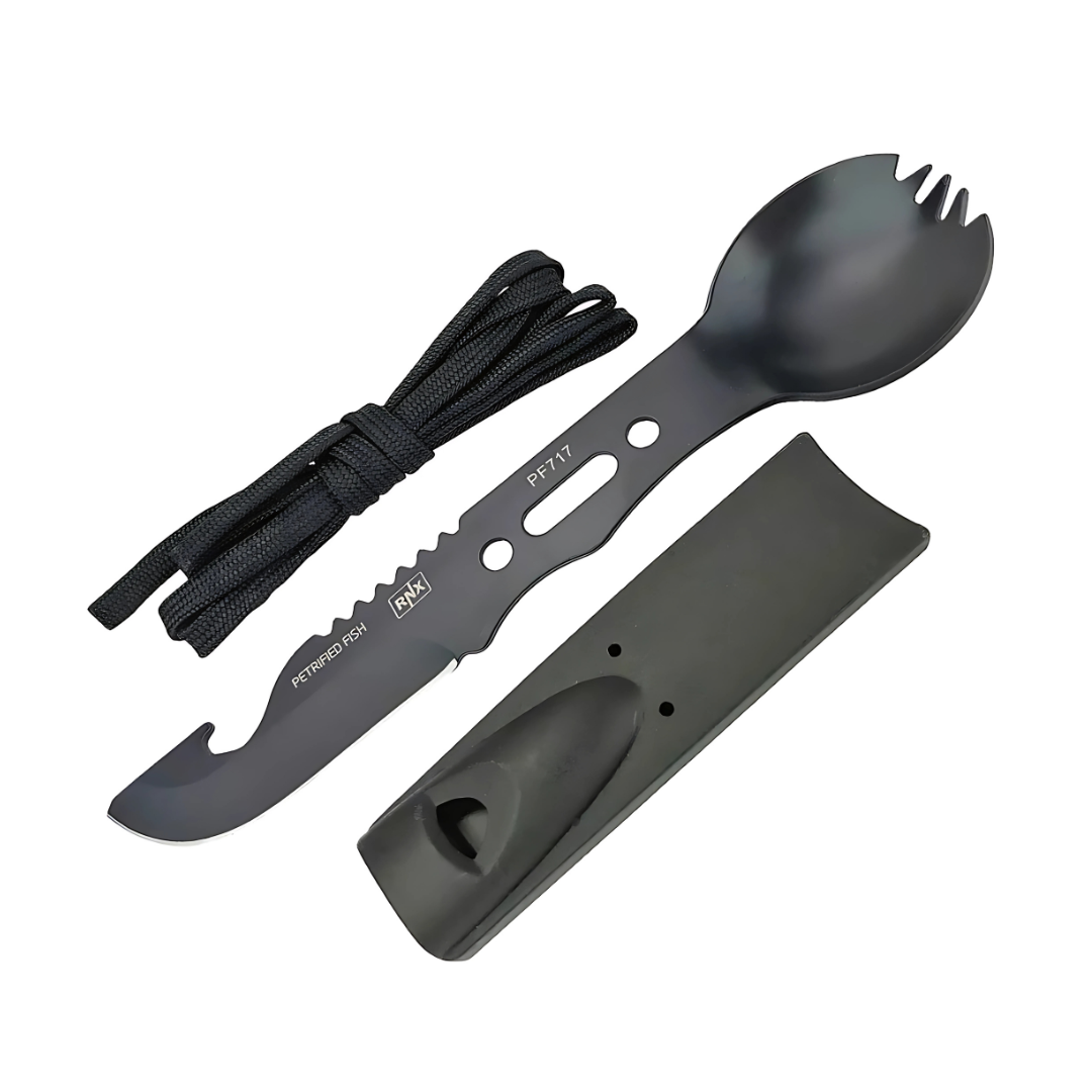 * Spoon
* Fork
* saw tooth 
* Bottle opener 
* Whistle