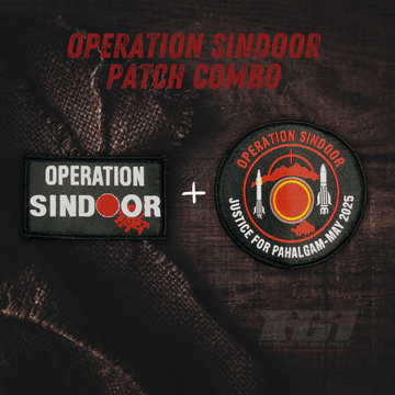 Operation Sindoor Tactical Patch – 3D Embroidered Velcro Morale Patch