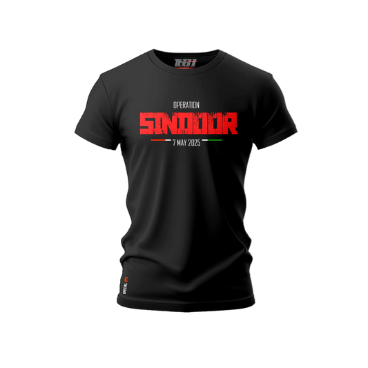 Operation Sindoor T-Shirt Front View – Military Tribute Design