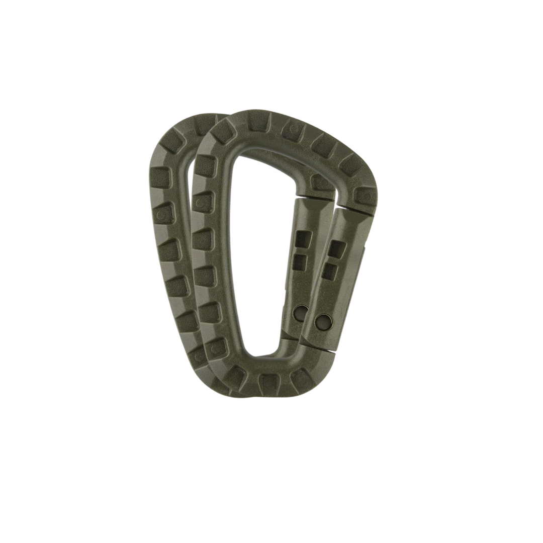 SPECIAL OPS Tactical Carabiner Attached to Army Backpack – Durable ABS Polymer Clip