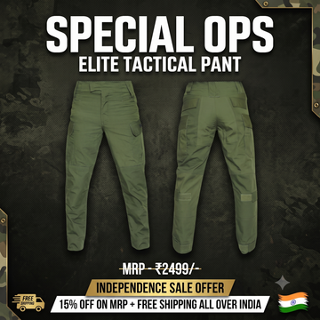 Elite Pant – Military Tactical Trousers  | 6-Pocket Design | PRE-LAUNCH OFFER Olive Green