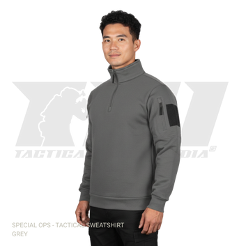 SPECIAL OPS tactical winter Sweatshirt made in India with customizable morale patch areas