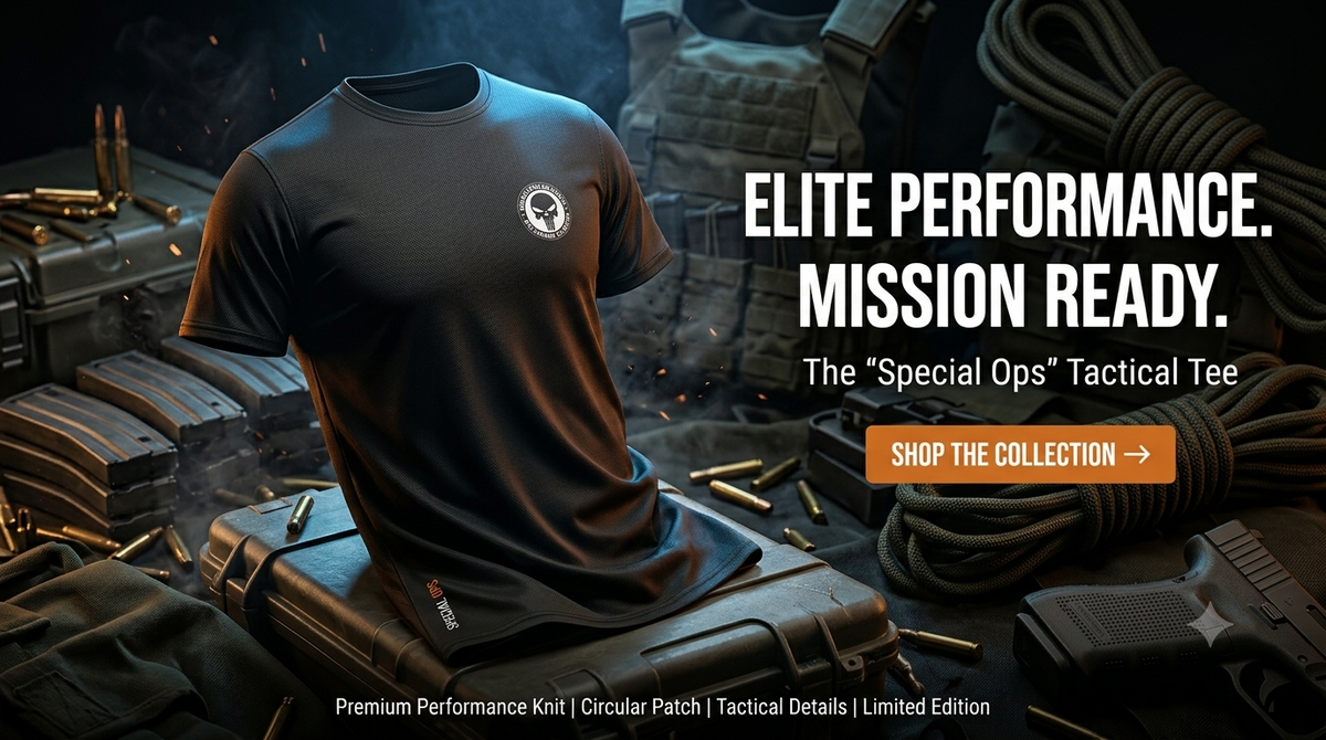 SPECIAL FORCE T-Shirt | Black Military T-Shirt India SPECIAL OPS