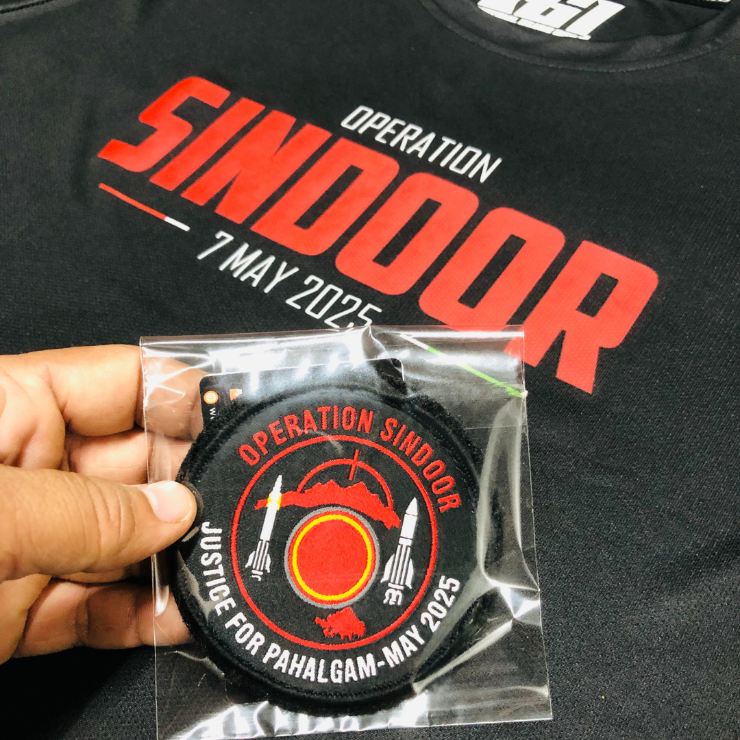 Operation Sindoor Tactical Patch Combo – Premium Velcro Patch SPECIAL OPS