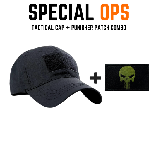 TACTICAL CAP + PATCH Combo SPECIAL OPS
